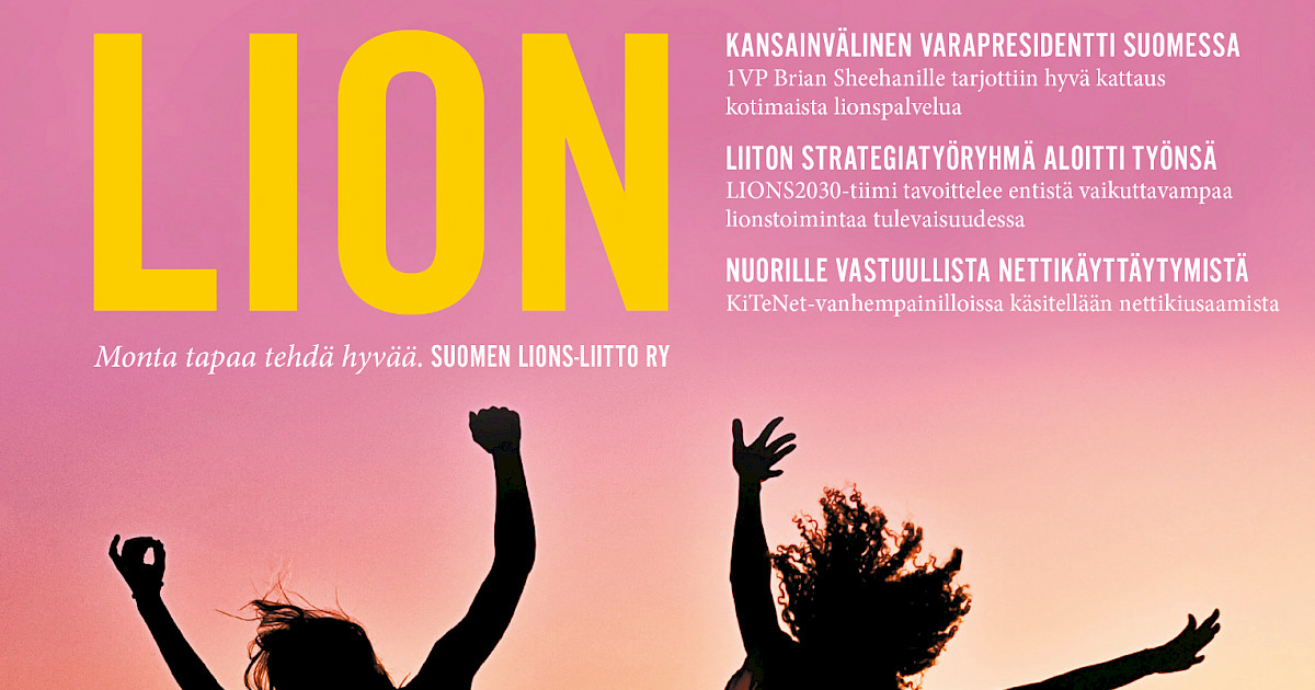 LION 1/22 Ilmestyi - Suomen Lions-liitto Ry